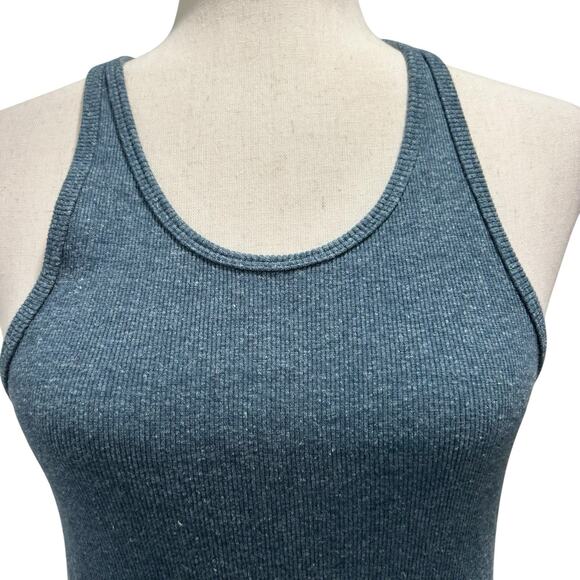 Allbirds Women's Sleeveless Maxi Dress Size Small "The Ribbed Dress" Blue (15) - Picture 4 of 12